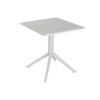 Dining Table Home ESPRIT Grey Metal polypropylene 70 x 70 x 75 cm