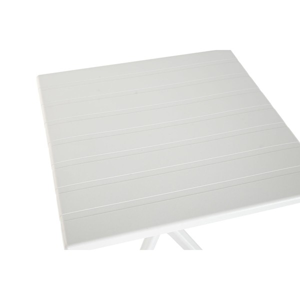 Valgomojo stalas Home ESPRIT Pilka Metalinis polipropileno 70 x 70 x 75 cm