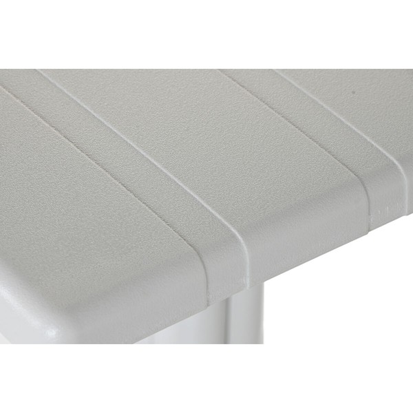 Dining Table Home ESPRIT Grey Metal polypropylene 70 x 70 x 75 cm