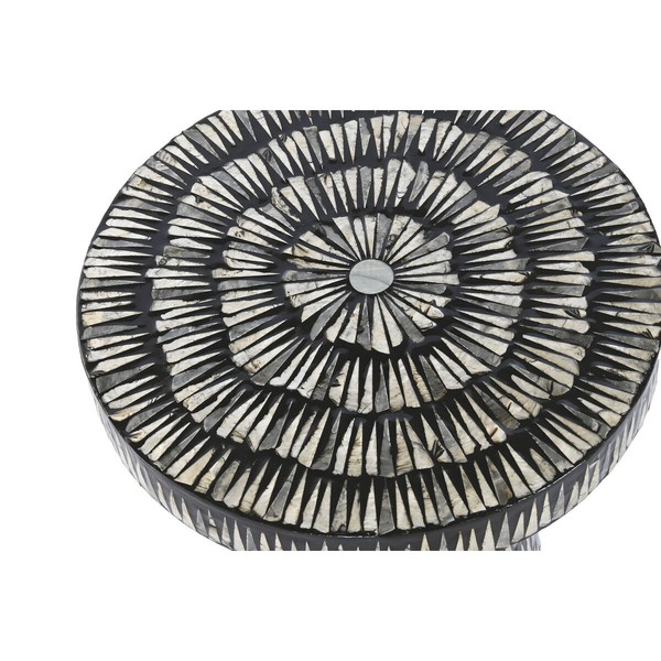 Mazs galdiņš Home ESPRIT Melns Bronza 40 x 40 x 48 cm
