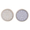 Sieninis laikrodis Home ESPRIT Rusvai gelsva Pilka PVC 30 x 4 x 30 cm (2 vnt.)