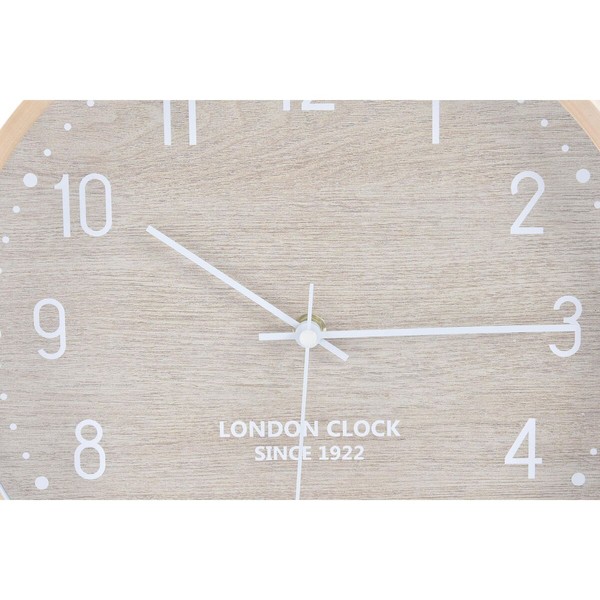 Wall Clock Home ESPRIT Beige Grey PVC 30 x 4 x 30 cm (2 Units)