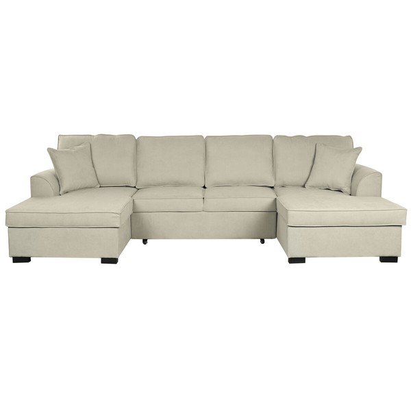 Диван-кровать Home ESPRIT песок современный 298 x 154 x 92 cm