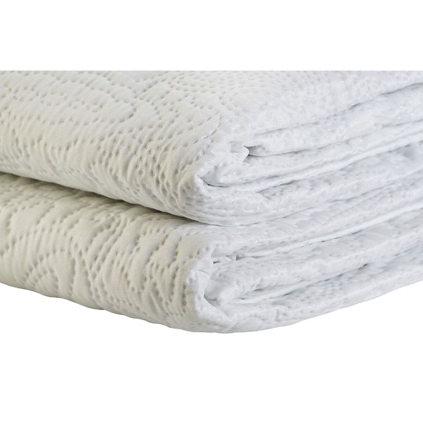 постельное покрывало DKD Home Decor Белый 180 кровать 270 x 270 x 1 cm