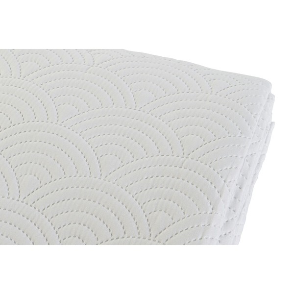 Lovatiesė (antklodė) DKD Home Decor Balta Lova 90 Lova 150 180 x 260 x 1 cm