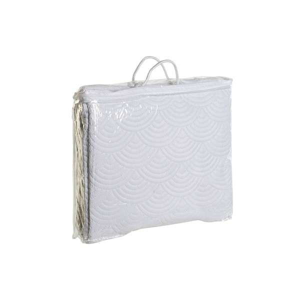 Vuodepeite (viltti) DKD Home Decor Valkoinen Sänky 90 Sänky 150 180 x 260 x 1 cm