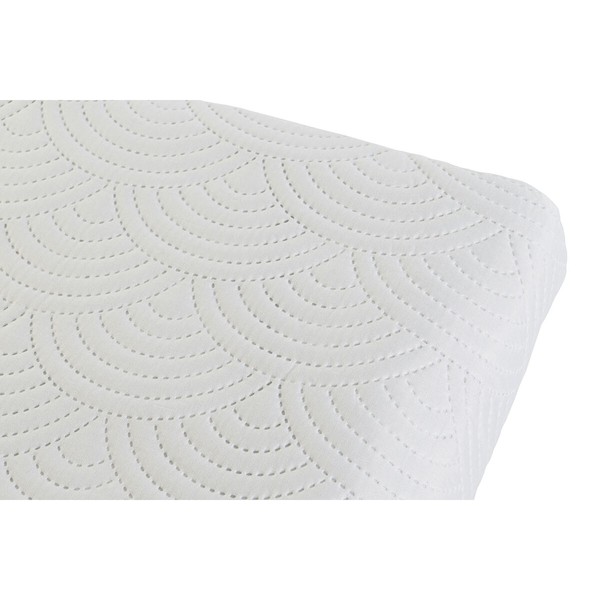 Gultas pārklājs (sega) DKD Home Decor Balts Gulta 180 270 x 270 x 1 cm