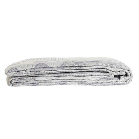 Bedspread (quilt) DKD Home Decor Beige Grey Single King size 180 x 260 x 1 cm