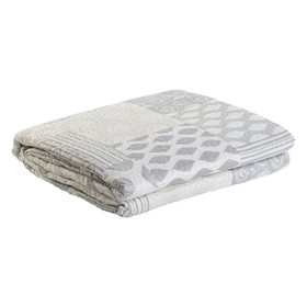 Bedspread (quilt) DKD Home Decor Beige Grey Super king 270 x 270 x 1 cm