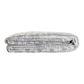 Bedspread (quilt) DKD Home Decor Beige Grey Super king 270 x 270 x 1 cm