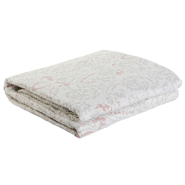 Bedspread (quilt) DKD Home Decor Brown Beige Super king 270 x 270 x 1 cm