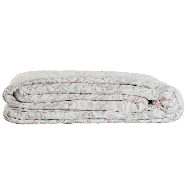 Bedspread (quilt) DKD Home Decor Brown Beige Super king 270 x 270 x 1 cm