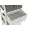 Chest of drawers Home ESPRIT White Grey 40 x 29 x 90 cm