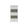 Chest of drawers Home ESPRIT White Grey 40 x 29 x 90 cm
