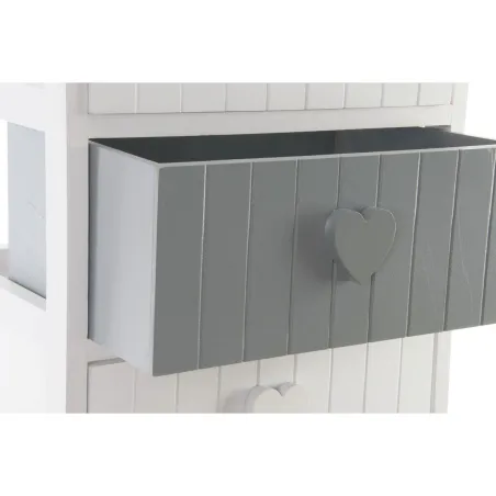 Chest of drawers Home ESPRIT White Grey 40 x 29 x 73 cm