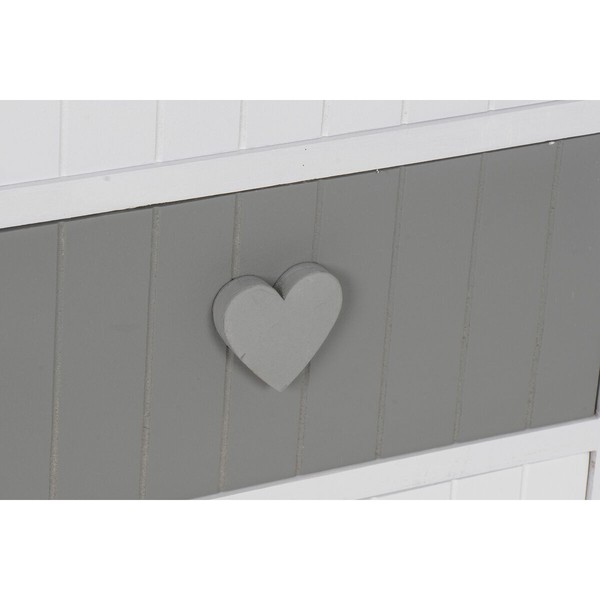 Chest of drawers Home ESPRIT White Grey 40 x 29 x 58 cm