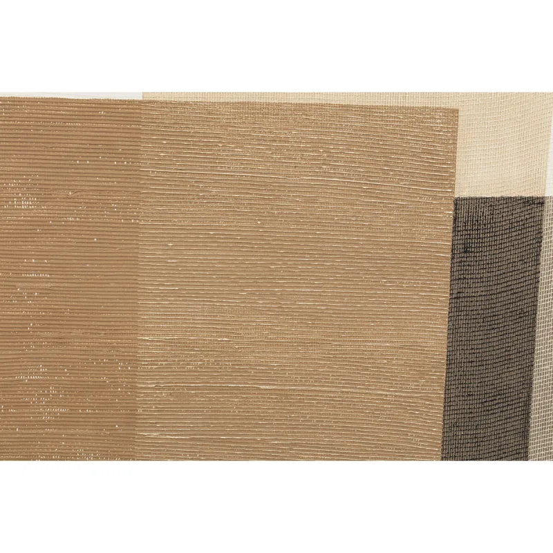 Canvas Home ESPRIT Brown Beige Abstract Urban 80 x 4,5 x 100 cm 82 x 4,5 x 101 cm (2 Units)
