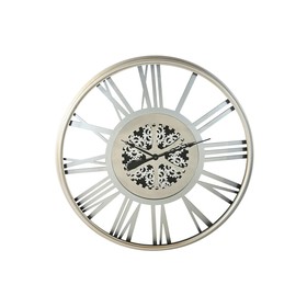 Настенное часы Home ESPRIT Серебристый Железо 102 x 9,5 x 102 cm