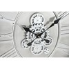 Wall Clock Home ESPRIT Silver Natural Metal Crystal Pine 50 x 8 x 68 cm
