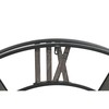 Настенное часы Home ESPRIT Чёрный Натуральный Металл ротанг 100 x 9 x 100 cm