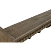 Sieninė kabykla Home ESPRIT Ruda Juoda Medžio Metalinis 67 x 17 x 27 cm