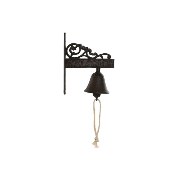 Varpas Home ESPRIT Ruda Juoda Virvė Geležis 14,5 x 7,5 x 18,5 cm