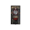 Wall Clock Home ESPRIT Black Red Golden PVC Metal Motorbike Vintage 60 x 18 x 120 cm
