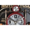 Wall Clock Home ESPRIT Black Red Golden PVC Metal Motorbike Vintage 60 x 18 x 120 cm