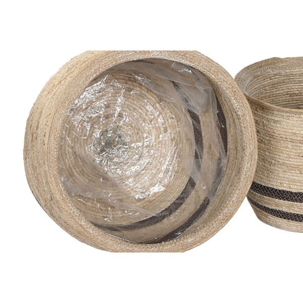 Kasvit Home ESPRIT Ruskea Kuitu Arabi 60 x 60 x 52 cm (4 osaa)