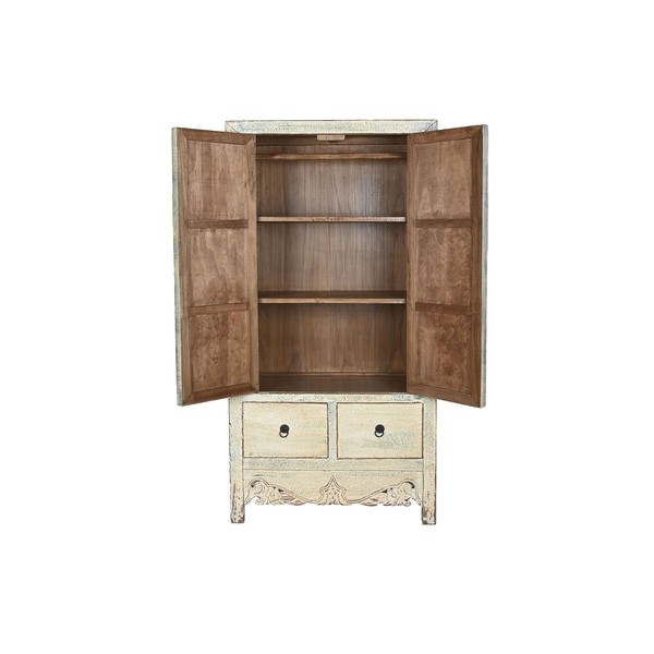 Cupboard Home ESPRIT Bicoloured Metal Fir 88 x 52 x 180 cm