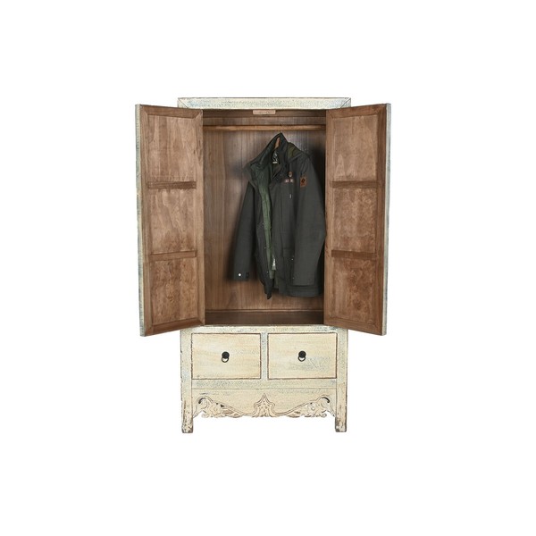 Cupboard Home ESPRIT Bicoloured Metal Fir 88 x 52 x 180 cm