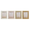Kuvakehys Home ESPRIT Ruskea Beige Kristalli polystyreeni Scandi (4 osaa)