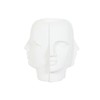 Planter Home ESPRIT White Magnesium Modern Face 49 x 49 x 50 cm