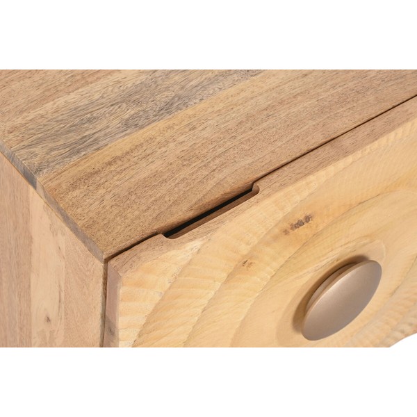 Nightstand Home ESPRIT Golden Natural 50 x 40 x 50 cm