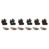 Eterinių aliejų degiklis Home ESPRIT Keramikinis Mandala Indas 13 x 8 x 12,5 cm Smilkalai (6 vnt.)