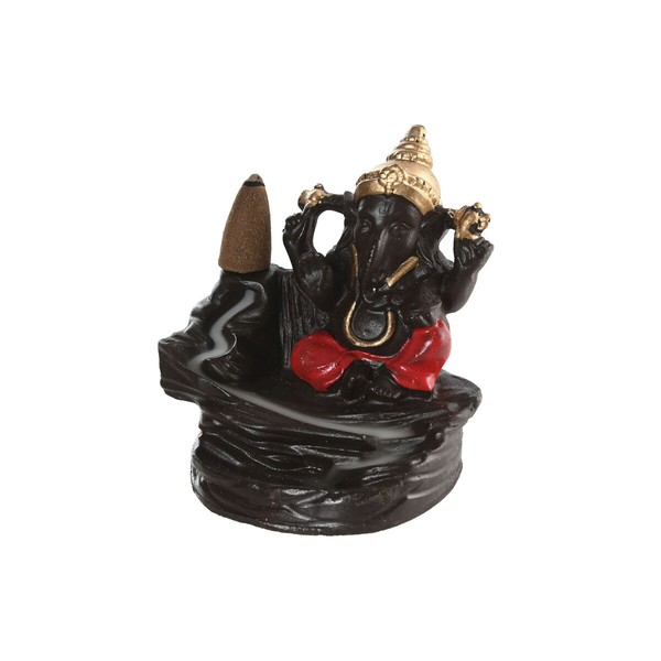 Essential oil burner Home ESPRIT Ceramic Mandala Indian Man 13 x 8 x 12,5 cm Incense (6 Units)