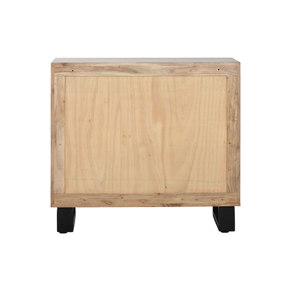 Sivupöytä Home ESPRIT Metalli Akaasia 88 x 40 x 80 cm