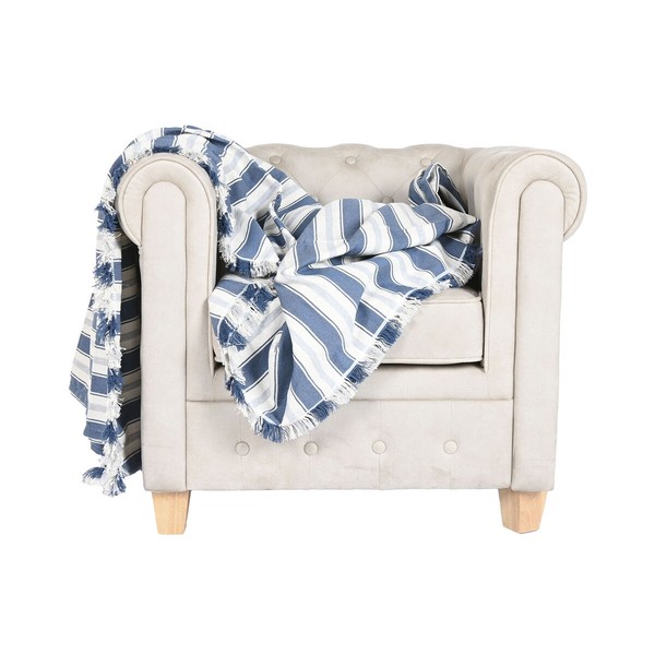 Bed Cover Home ESPRIT Blue Grey