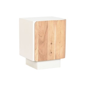 Ночной столик Home ESPRIT Белый Натуральный 40 x 35 x 50 cm