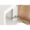 Ночной столик Home ESPRIT Белый Натуральный 40 x 35 x 50 cm