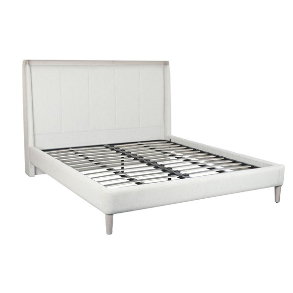 Sänky Home ESPRIT Vaaleanharmaa 196 x 223 x 135 cm