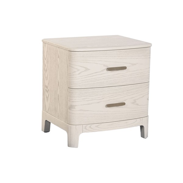 Ночной столик Home ESPRIT Светло-серый 53 x 42 x 56,2 cm
