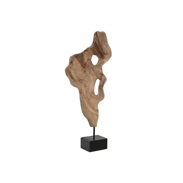 Koristehahmo Home ESPRIT Musta Vaaleanruskea Moderni 26 X 8 X 56 CM