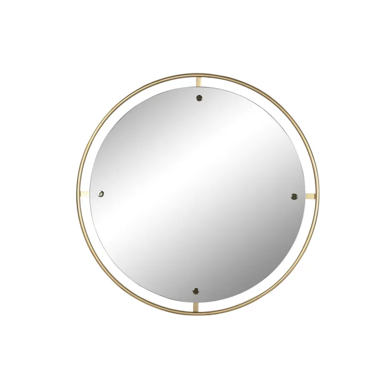 Sienas spogulis Home ESPRIT Bronza 90 x 2 x 90 cm