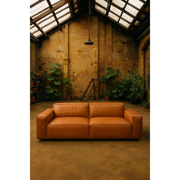 Sofa Home ESPRIT Brown Urban 214 X 94 X 77 CM