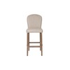 Stool Home ESPRIT White Leather