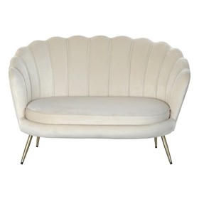 Sofa Home ESPRIT Kreminė 130 x 77 x 83 cm