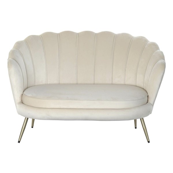 Sofa Home ESPRIT Kreminė 130 x 77 x 83 cm