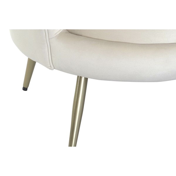 Sofa Home ESPRIT Cream 130 x 77 x 83 cm
