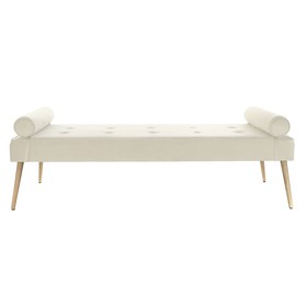 Divanas Home ESPRIT Kreminė Metalinis 184 x 76 x 62 cm